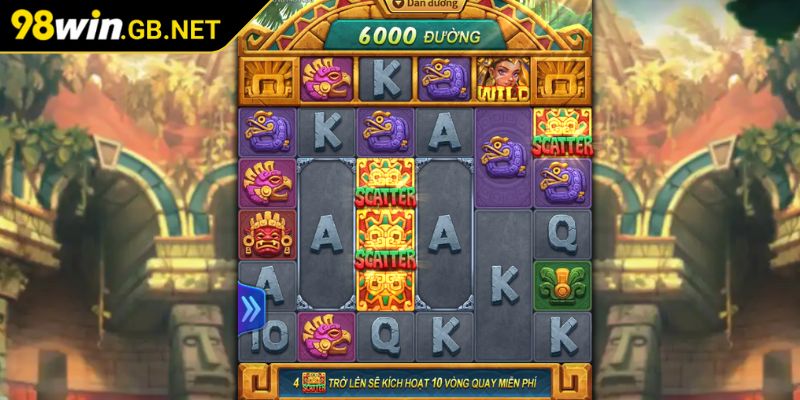 Aztec Báu 98win – Hành Trình Truy Tìm Kho Báu Ẩn Hấp Dẫn 2 Biểu tượng Bonus trong aztec báu 98win