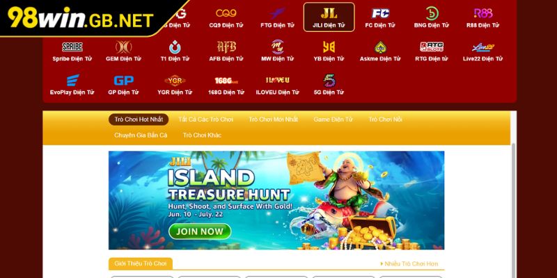 Cách tham gia sảnh JILI 98win