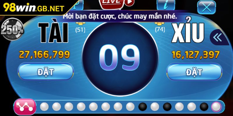 Tài Xỉu 98WIN - Trò Casino Hấp Dẫn Tỷ Lệ Thưởng Cao Nhất 2 Các cửa cược phổ biến cần biết trong game Tài Xỉu