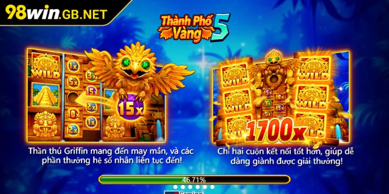 Giới thiệu nổ hũ thành phố vàng 5 98win
